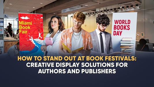 How to Stand Out at Book Festivals: Creative Display Solutions for Authors and Publishers - 123Displays