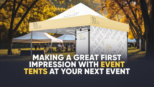 Making a Great First Impression with Event Tents at Your Next Event - 123Displays