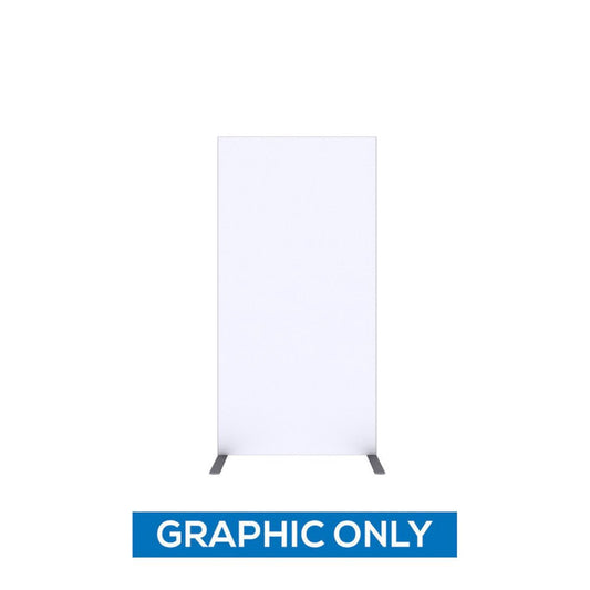 1.3ft W x 2.4ft H QSEG Unprinted Graphic Only (40x75) - 123Displays