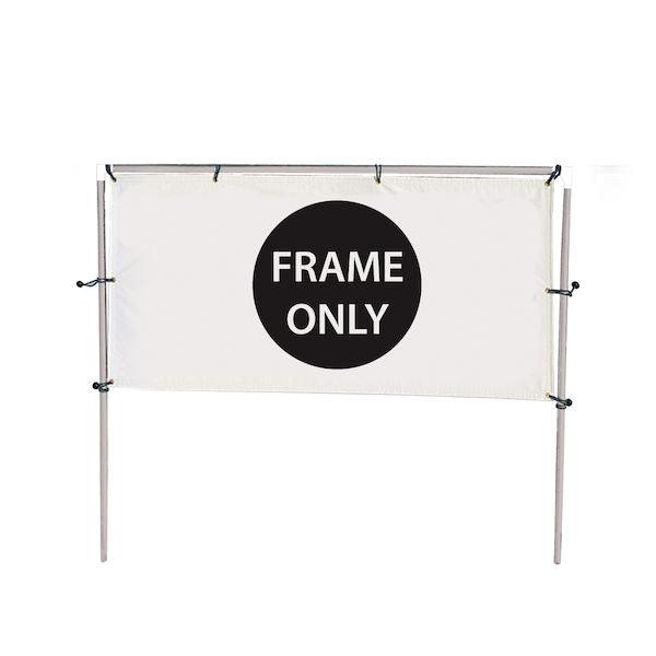 10'W x 5'H In-Ground Banner Hardware – Single Banner