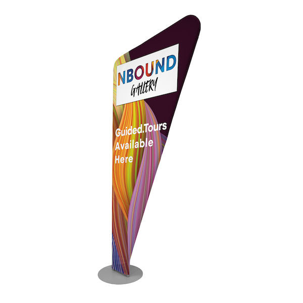 100"H EuroFit Angle Banner Display