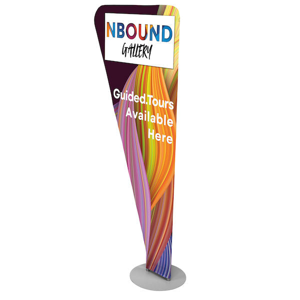 100"H EuroFit Angle Banner Display