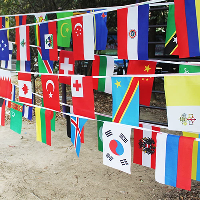 Pennant String Flags