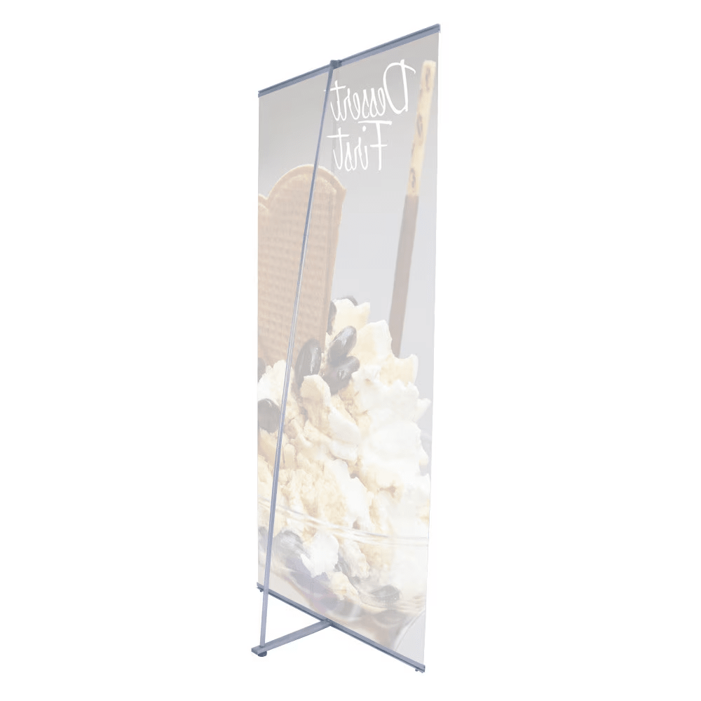 36 x 83.5 in. L Banner Stands