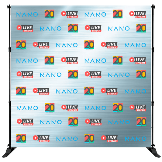 8ft x 7.5ft ONE CHOICE® Slider Banner Stands