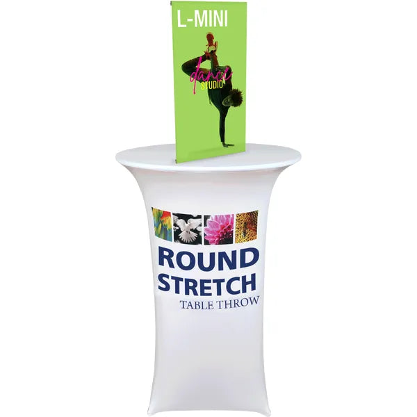 14.25in x 26.875in L-Mini Spring Back Banner Stands