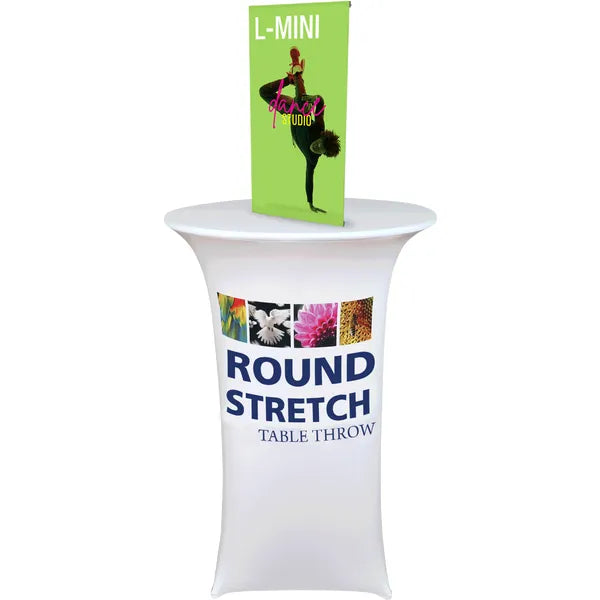 14.25in x 26.875in L-Mini Spring Back Banner Stands