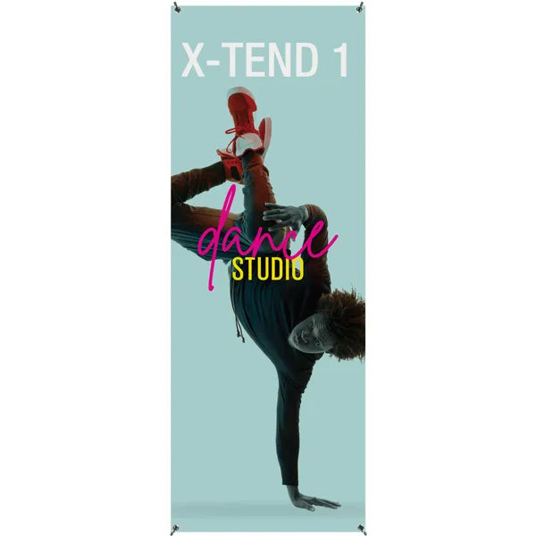 23.63in x 63in X-TEND 1 Spring Back Banner Stands