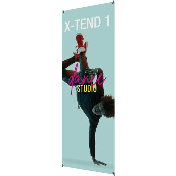 23.63in x 63in X-TEND 1 Spring Back Banner Stands