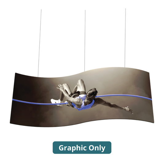 20ft x 2ft Formulate Master 2D Hanging Structure S-Curve Double-Sided (Graphic Only)