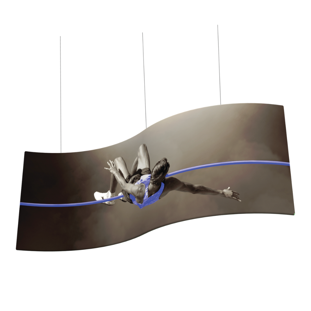 8ft x 3ft Formulate Master 2D Hanging Structure S-Curve Double-Sided (Graphic Package)