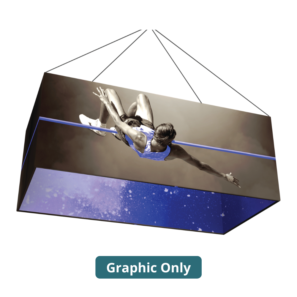 16ft x 5ft Formulate Master 3D Hanging Structure Rectangle Double-Single (Graphic Only)