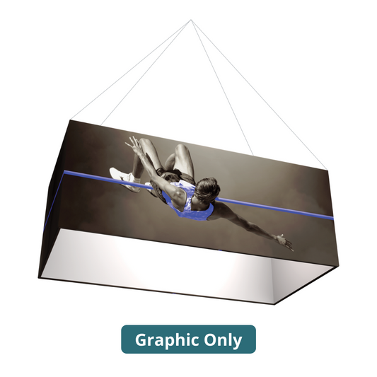 20ft x 6ft Formulate Master 3D Hanging Structure Rectangle Single-Sided w/ Open Bottom (Graphic Package)