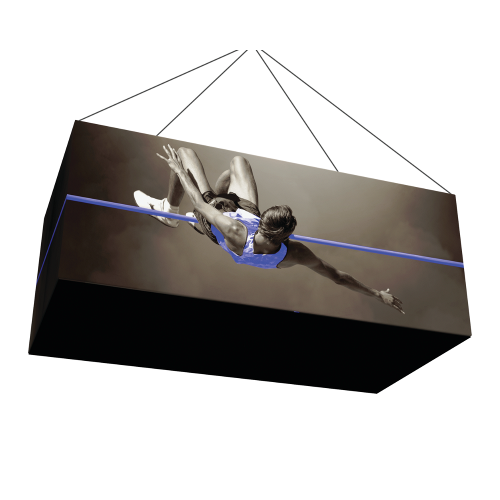 12ft x 5ft Formulate Master 3D Hanging Structure Rectangle Single-Sided w/ Printed Bottom (Graphic Package)