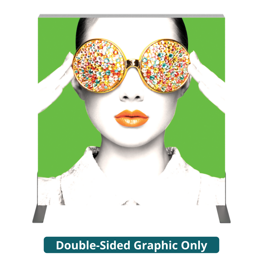 3ft x 3ft Vector Frame Light Box Square 01 Fabric Banner Display Double-Sided (Graphic Only)