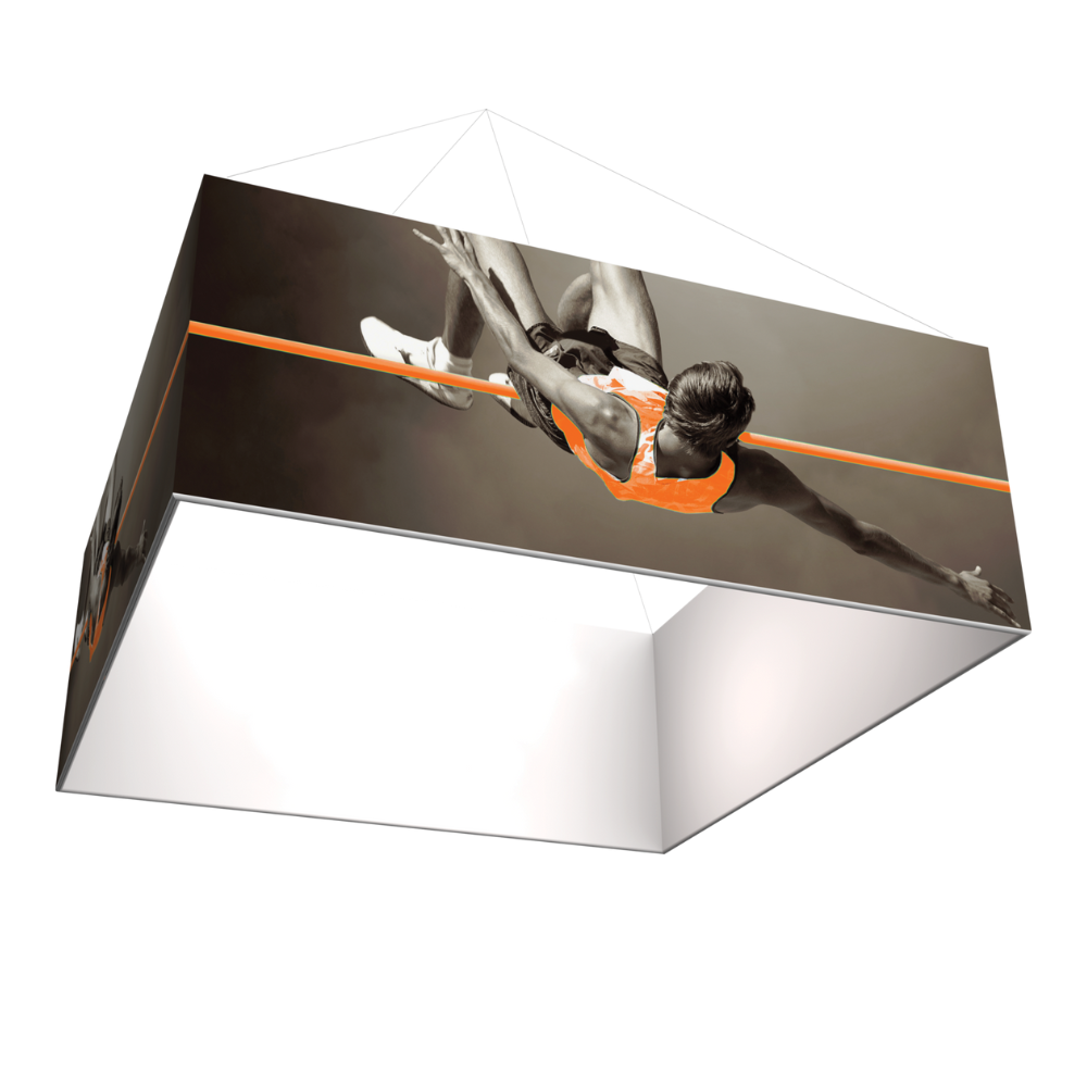 16ft x 2ft Formulate Master 3D Hanging Structure Square Single-Sided w/ Open Bottom (Graphic Package)