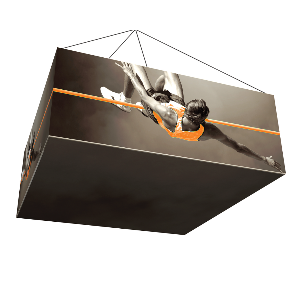 14ft x 4ft Formulate Master 3D Hanging Structure Square Single-Sided w/ Open Bottom (Graphic Package)