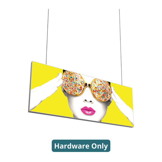 10ft x 4ft Vector Frame Hanging Light Box (Hardware Only)