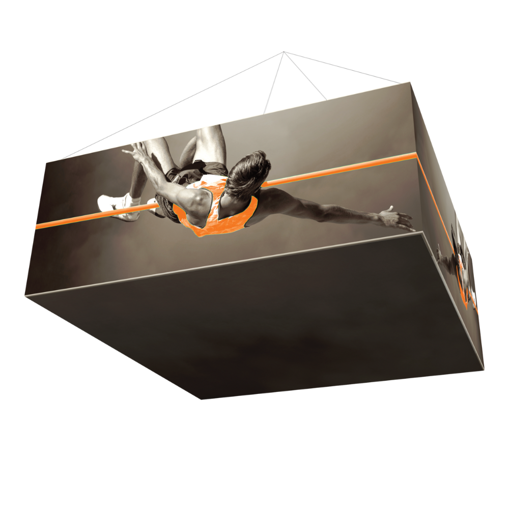 8ft x 4ft Formulate Master 3D Hanging Structure Square Single-Sided w/ Open Bottom (Graphic Package)