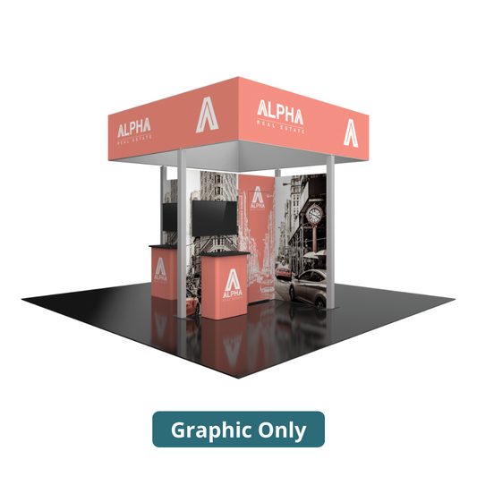 20ft x 20ft Hybrid Pro Modular Island Kit 26 (Graphic Only)