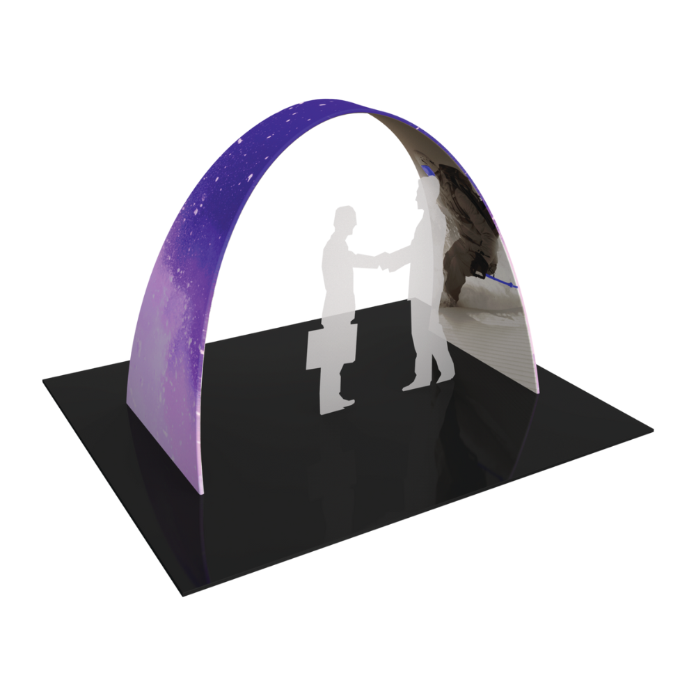 10ft Formulate Arch 02 Tension Fabric Structure (Graphic Package)