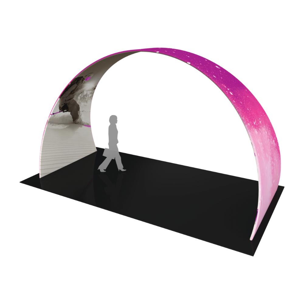 20ft Formulate Arch 03 Tension Fabric Structure (Graphic Package)