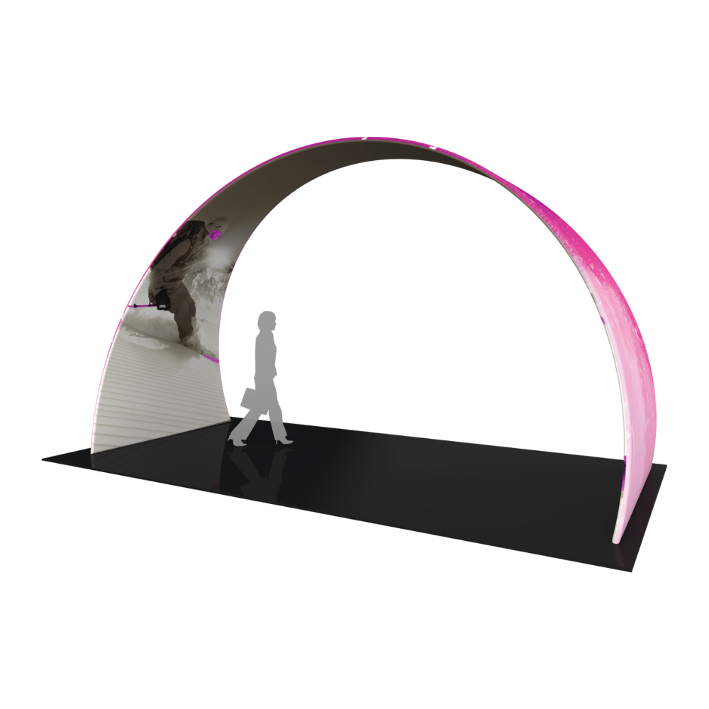 20ft Formulate Arch 03 Tension Fabric Structure (Graphic Package)