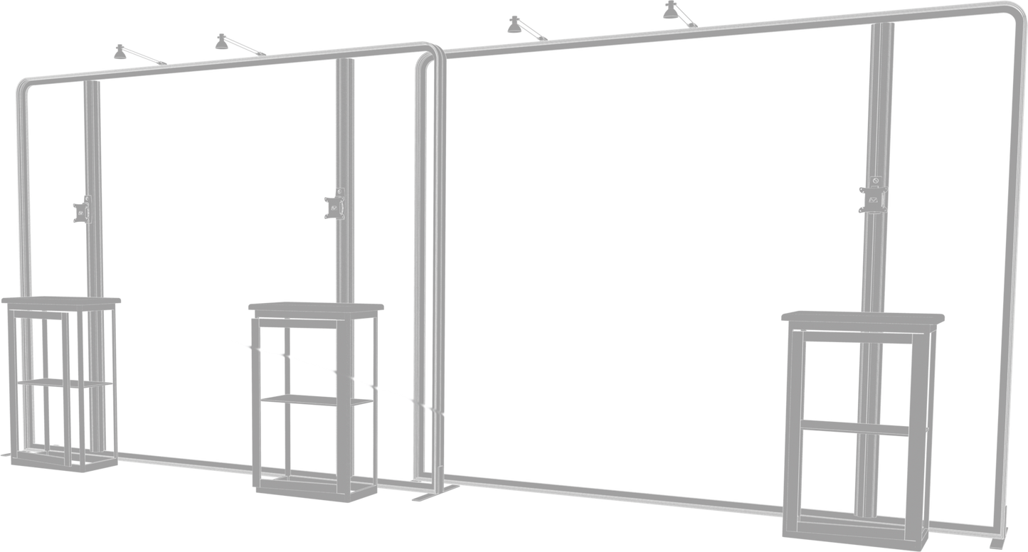 20ft x 10ft Hybrid Pro Modular Backwall Kit 14 (Graphic Only)