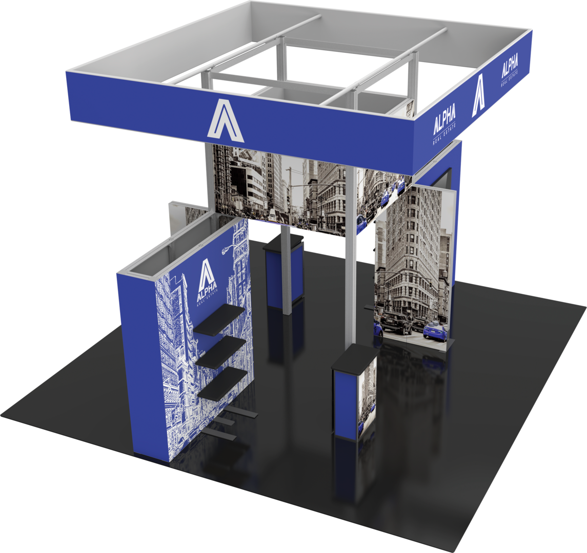 20ft x 20ft Hybrid Pro Modular Island Kit 23 (Graphic Only)