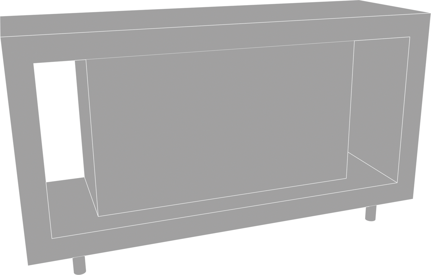 6ft x 3.5ft Hybrid Pro Modular Counter 02 (Hardware Only)