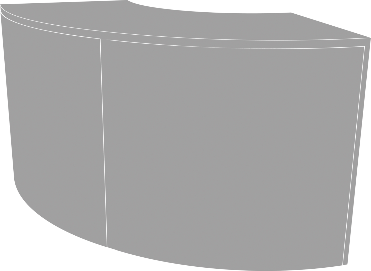 6ft x 3.5ft Hybrid Pro Modular Counter 11 (Graphic Only)