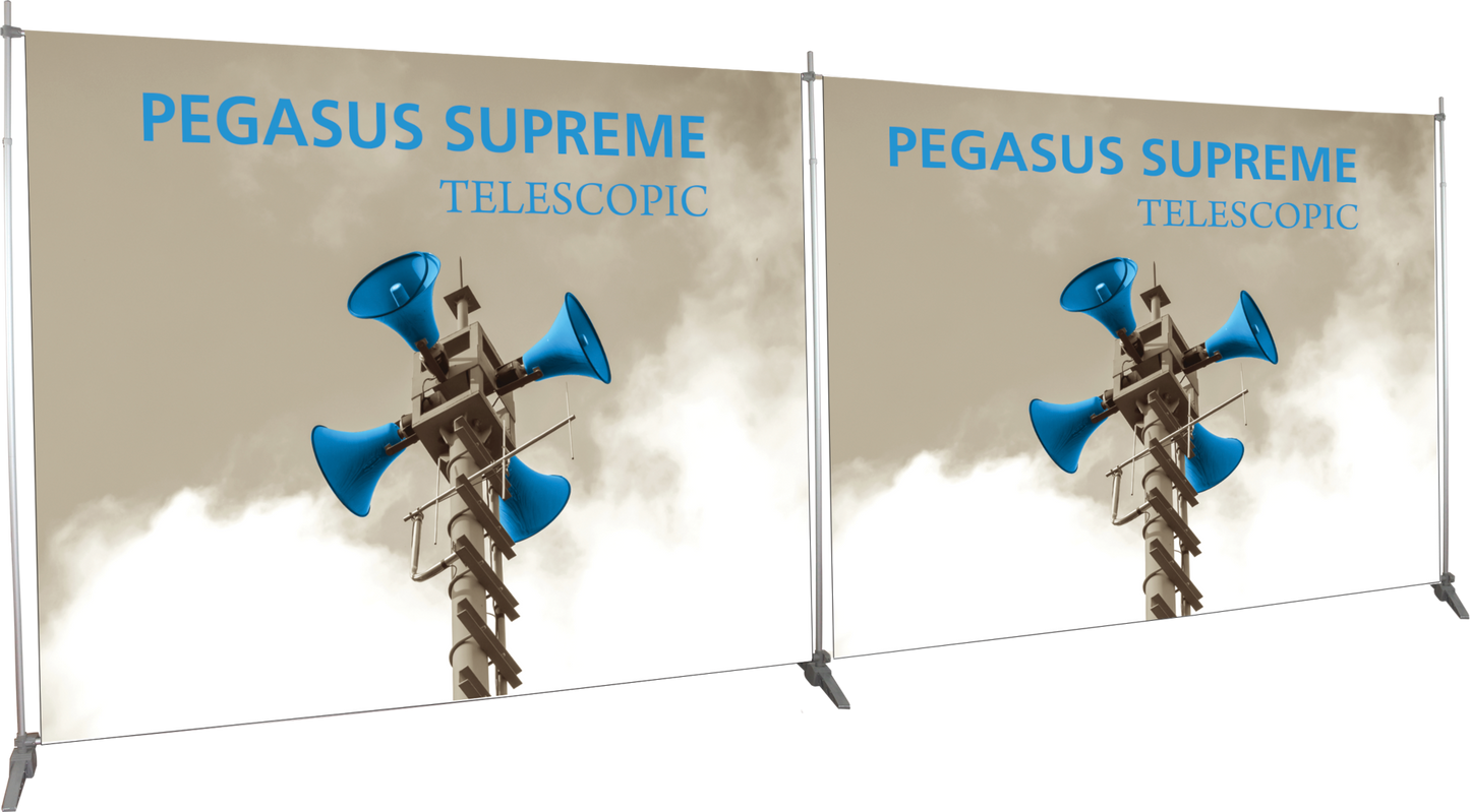 8ft x 10ft Pegasus Supreme Telescopic Banner Stand (Vinyl Graphic Only)