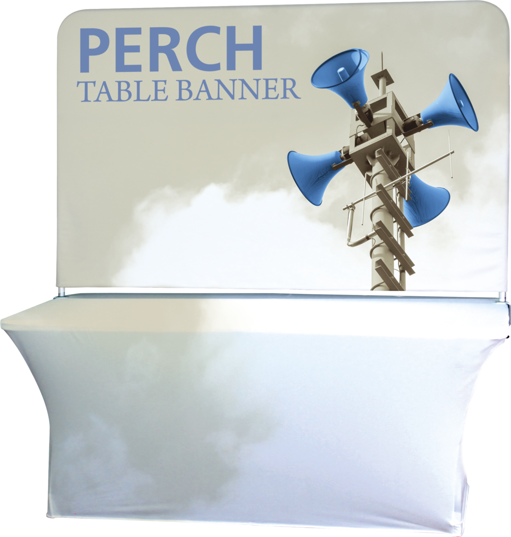 6ft Perch Table Pole Banner Display (Short Graphic Only)