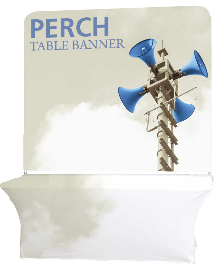 6ft Perch Table Pole Banner Display (Medium Graphic Only)