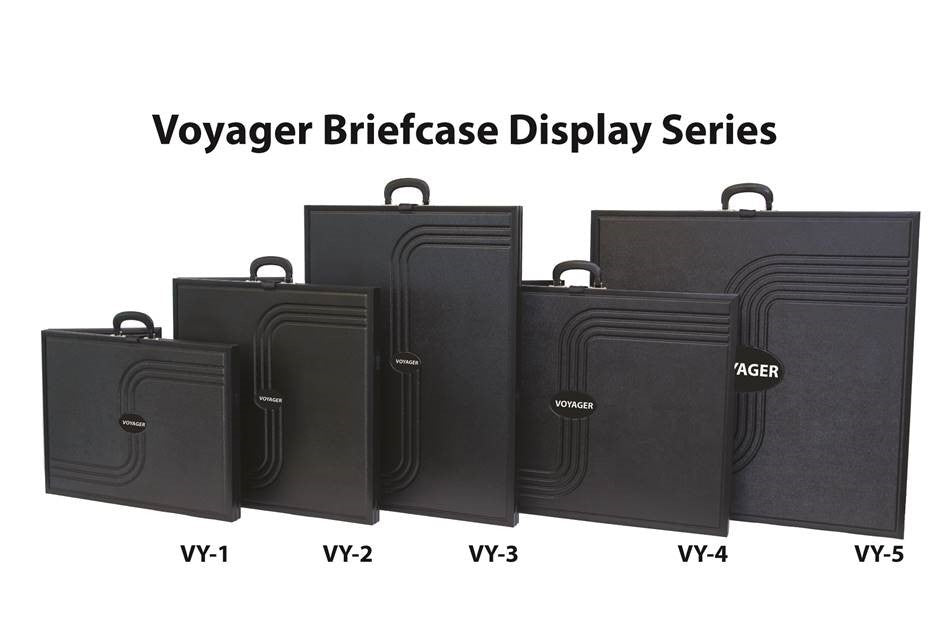 4ft x 2ft Voyager Maxi Tabletop Briefcase Display (Hardware Only)